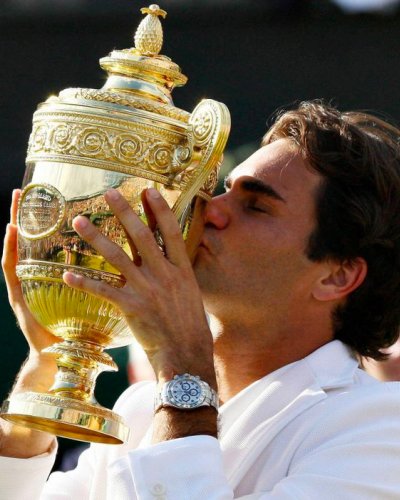 Roger Federer avec sa Rolex Daytona