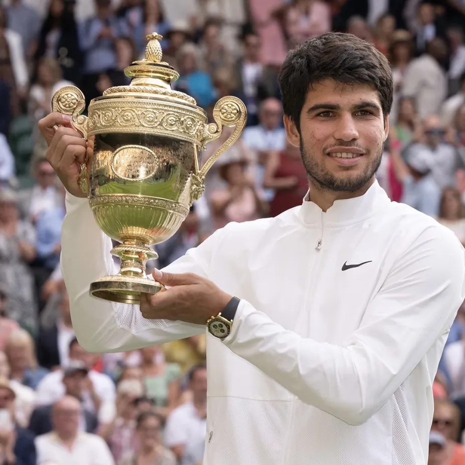 Carlos Alcaraz avec une Rolex Daytona