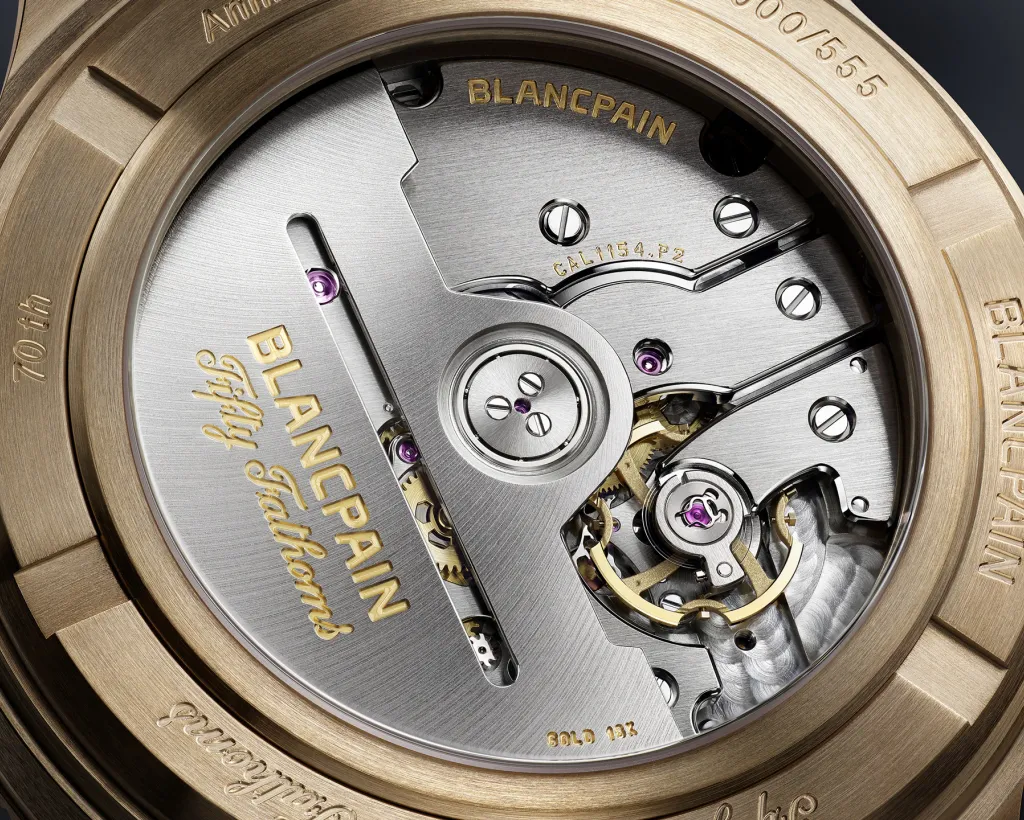 Blancpain Fifty Fathoms 70th anniversary Act 3 Caseback
